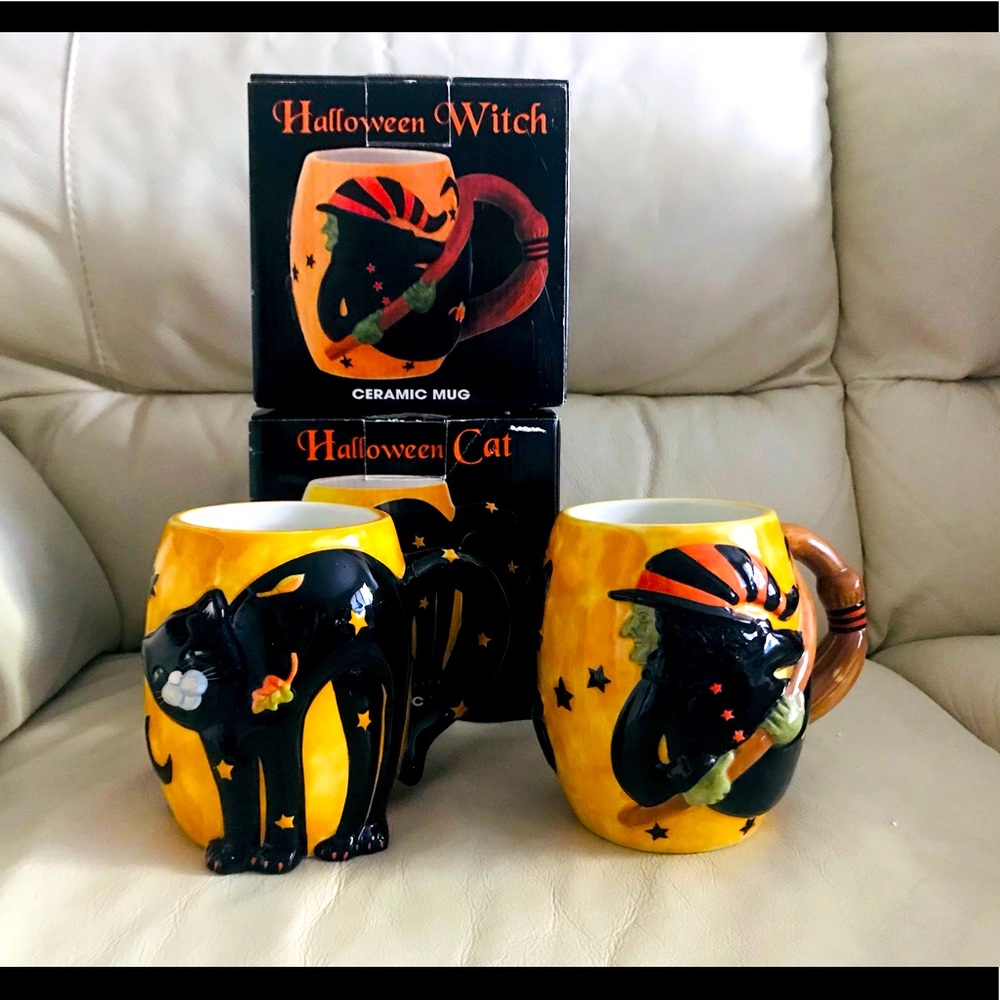 Halloween SuSan winget cat witch mug